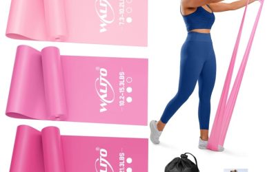 WALITO Bandas de resistencia para entrenamiento, bandas de ejercicio para mujeres y hombres, bandas de entrenamiento para terapia física, estiramiento, recuperación, pilates, rehabilitación