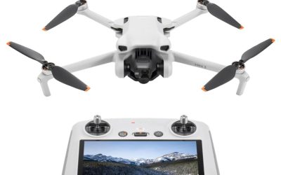 DJI Mini 3 (DJI RC), 3 drones mecánicos ligeros con cámara para adultos 4K